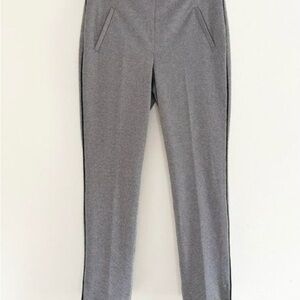 Chico's Houndstooth Tuxedo stripe Juliet Chaplin Slim Ankle Pants sz .5R s/6